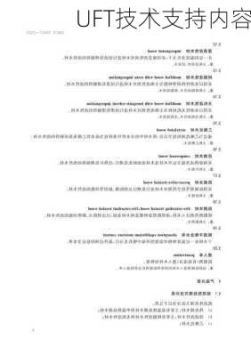 UFT技术支持内容