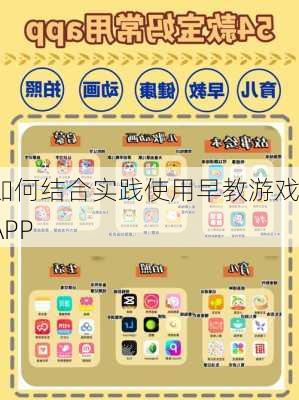 如何结合实践使用早教游戏APP