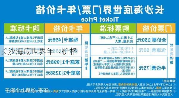 长沙海底世界年卡价格