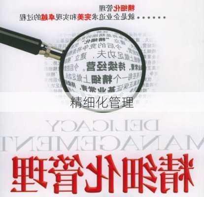 精细化管理