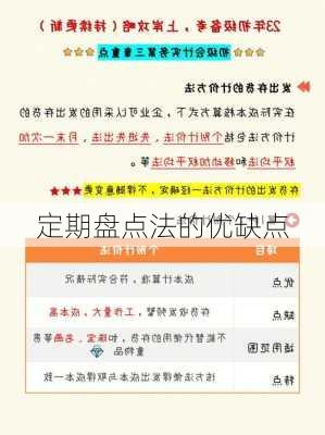 定期盘点法的优缺点