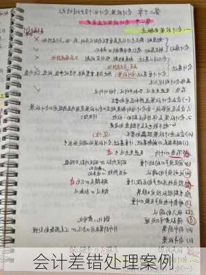 会计差错处理案例
