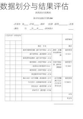 数据划分与结果评估