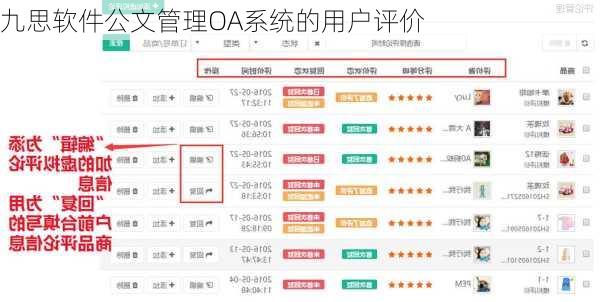 九思软件公文管理OA系统的用户评价