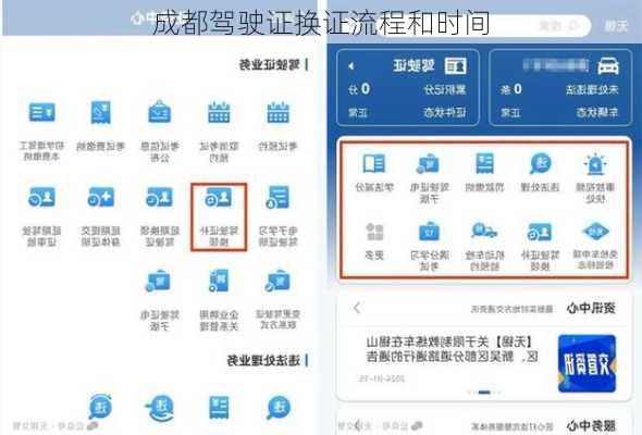成都驾驶证换证流程和时间