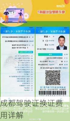 成都驾驶证换证费用详解