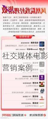 社交媒体电影营销案例