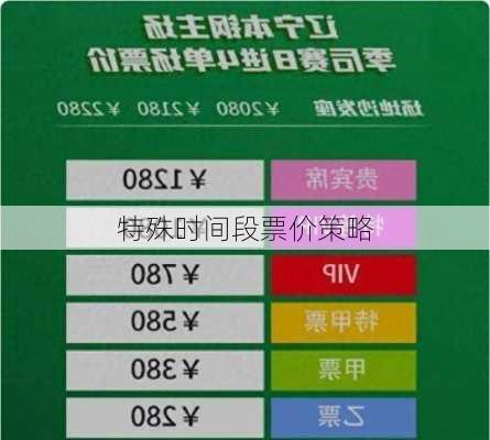 特殊时间段票价策略
