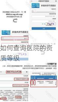 如何查询医院的资质等级
