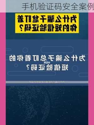 手机验证码安全案例