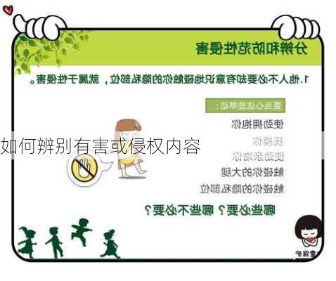 如何辨别有害或侵权内容