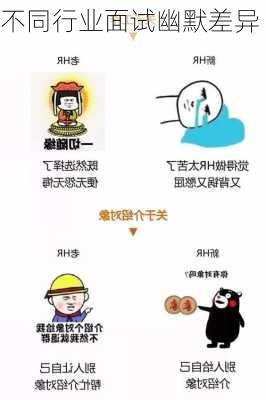 不同行业面试幽默差异