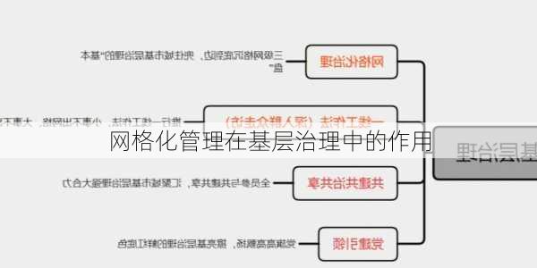 网格化管理在基层治理中的作用