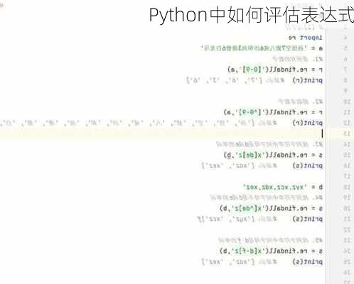 Python中如何评估表达式
