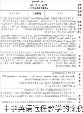 中学英语远程教学的案例