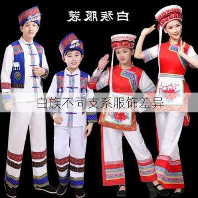 白族不同支系服饰差异