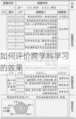 如何评价跨学科学习的效果