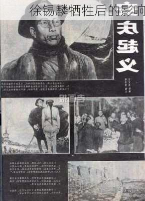 徐锡麟牺牲后的影响