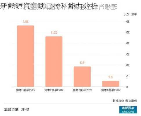 新能源汽车项目盈利能力分析