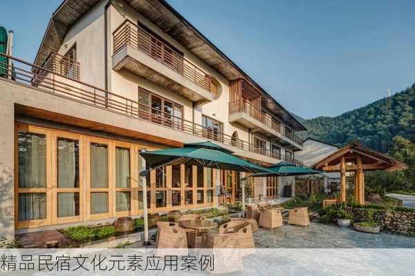 精品民宿文化元素应用案例