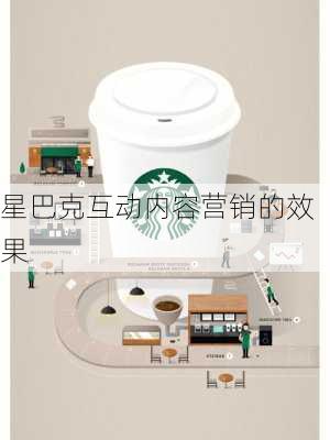 星巴克互动内容营销的效果