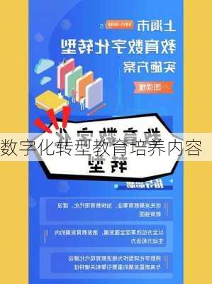 数字化转型教育培养内容