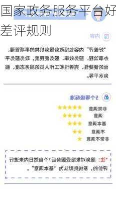 国家政务服务平台好差评规则