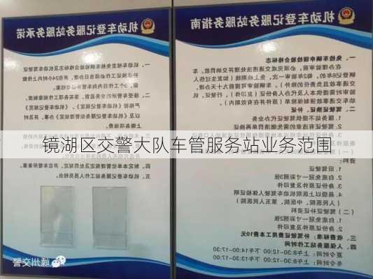 镜湖区交警大队车管服务站业务范围