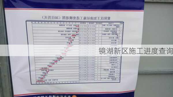 镜湖新区施工进度查询