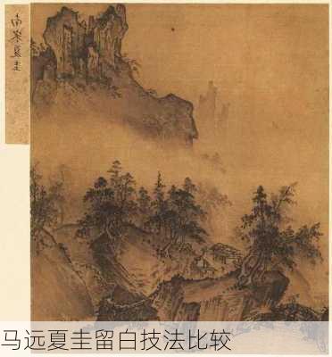 马远夏圭留白技法比较