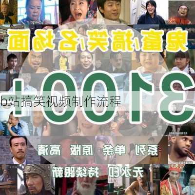b站搞笑视频制作流程