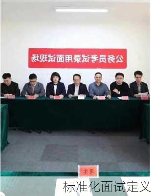 标准化面试定义