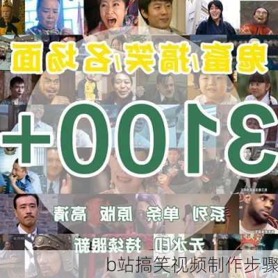 b站搞笑视频制作步骤