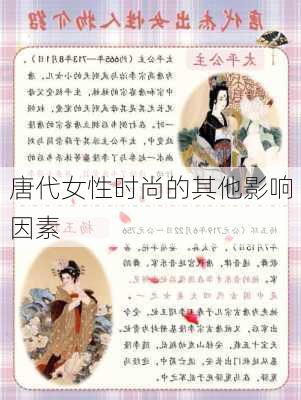 唐代女性时尚的其他影响因素