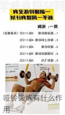 哑铃锻炼有什么作用