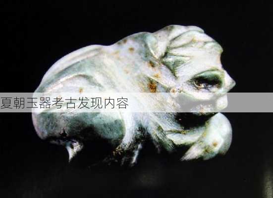 夏朝玉器考古发现内容