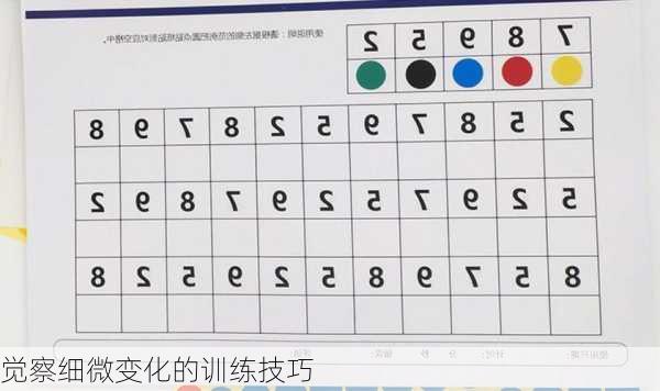 觉察细微变化的训练技巧