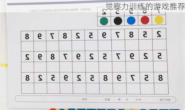 觉察力训练的游戏推荐