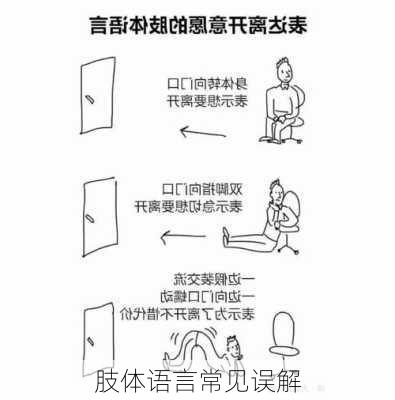 肢体语言常见误解