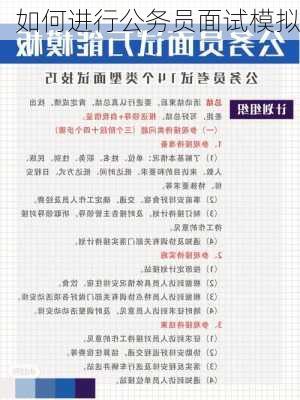 如何进行公务员面试模拟