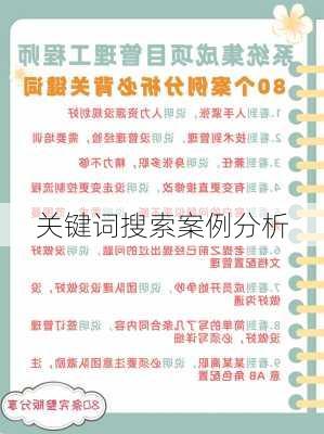 关键词搜索案例分析