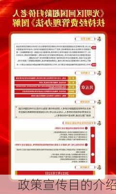 政策宣传目的介绍