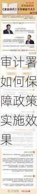 审计署如何保障政策实施效果