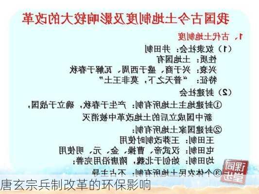 唐玄宗兵制改革的环保影响