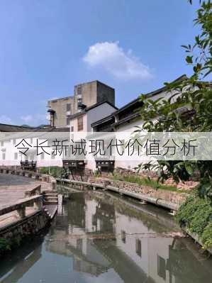 令长新诫现代价值分析
