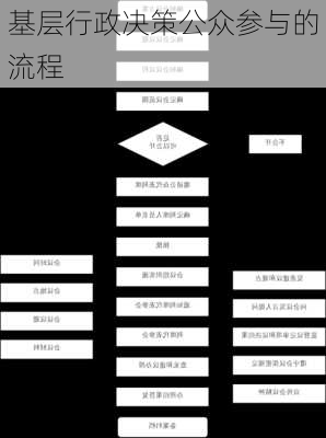 基层行政决策公众参与的流程