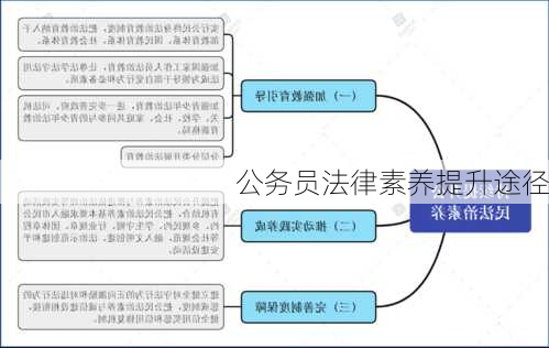 公务员法律素养提升途径
