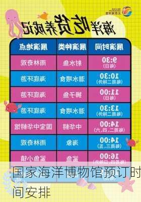 国家海洋博物馆预订时间安排