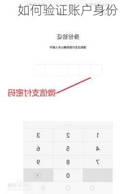 如何验证账户身份