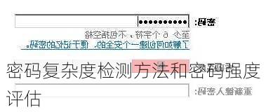 密码复杂度检测方法和密码强度评估